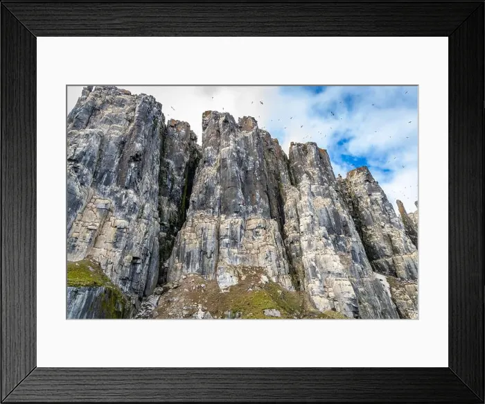 Framed Print : rocks waterfall small icebergs at the Alkefjellet between Spitsbergen and Nordaustlandet on Svalbard, Norway Framed Print : rocks waterfall small icebergs at the Alkefjellet between Spitsbergen and Nordaustlandet on Svalbard, Norway