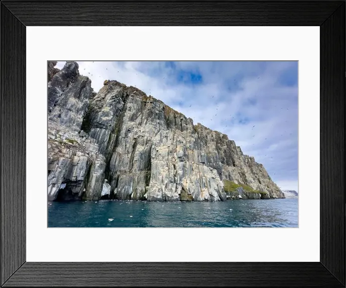 Framed Print : rocks waterfall small icebergs at the Alkefjellet between Spitsbergen and Nordaustlandet on Svalbard, Norway Framed Print : rocks waterfall small icebergs at the Alkefjellet between Spitsbergen and Nordaustlandet on Svalbard, Norway
