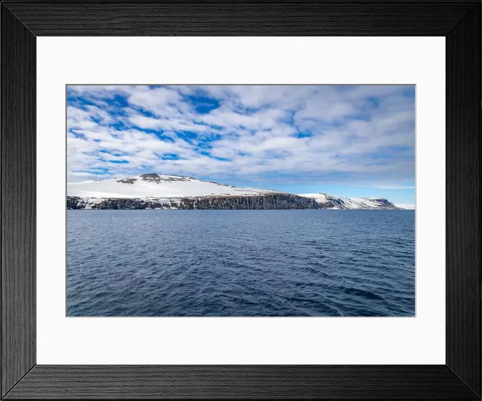 Framed Print : rocks waterfall small iceberg and glacier at the Alkefjellet between Spitsbergen and Nordaustlandet on Svalbard, Norway Framed Print : rocks waterfall small iceberg and glacier at the Alkefjellet between Spitsbergen and Nordaustlandet on Svalbard, Norway
