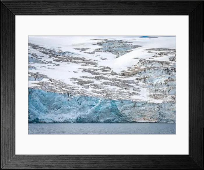 Framed Print : rocks waterfall small iceberg and glacier at the Alkefjellet between Spitsbergen and Nordaustlandet on Svalbard, Norway Framed Print : rocks waterfall small iceberg and glacier at the Alkefjellet between Spitsbergen and Nordaustlandet on Svalbard, Norway