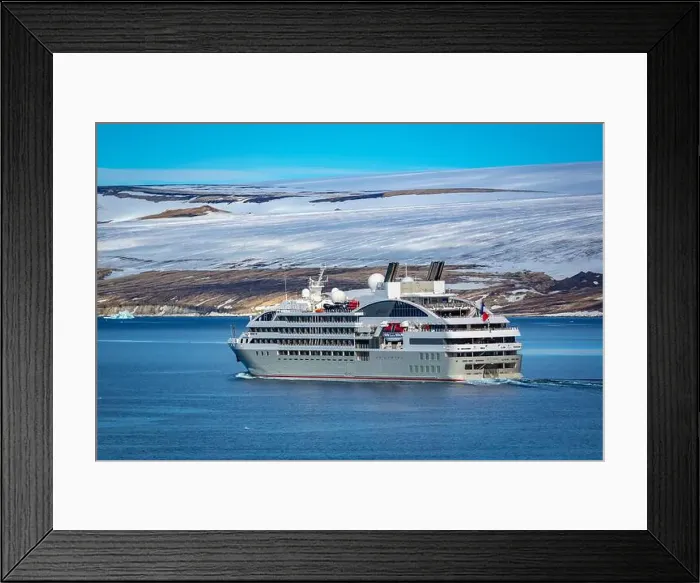 Framed Print : cruising with an expeditions ship in the arctic Framed Print : cruising with an expeditions ship in the arctic