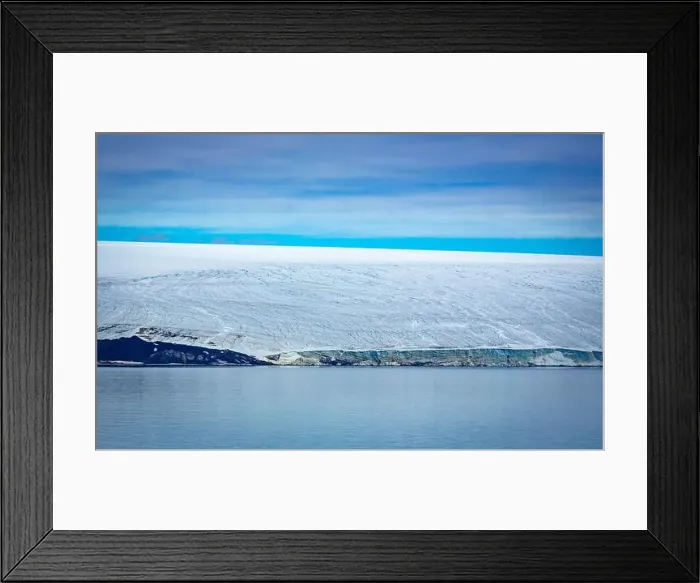 Framed Print : cruising through the wonderful Arctic along glacier between Nordaustlandet and Spitsbergen