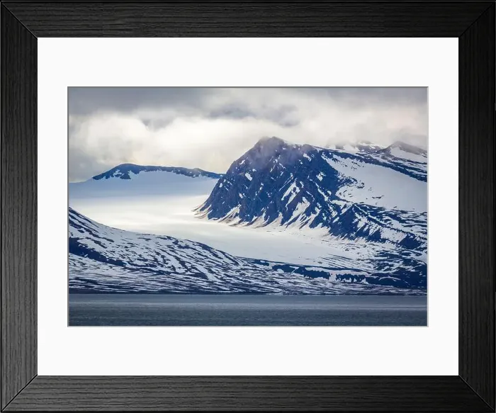 Framed Print : Cruising in the Hamiltonbukta on Spitsbergen and driving along glacier und bird watching Framed Print : Cruising in the Hamiltonbukta on Spitsbergen and driving along glacier und bird watching