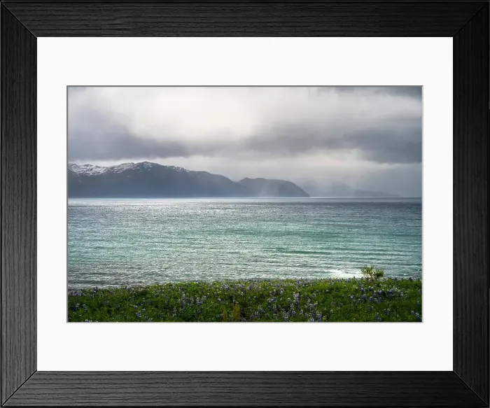 Framed Print : Akureyri panorama, Iceland Framed Print : Akureyri panorama, Iceland