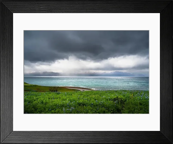 Framed Print : Akureyri panorama, Iceland Framed Print : Akureyri panorama, Iceland