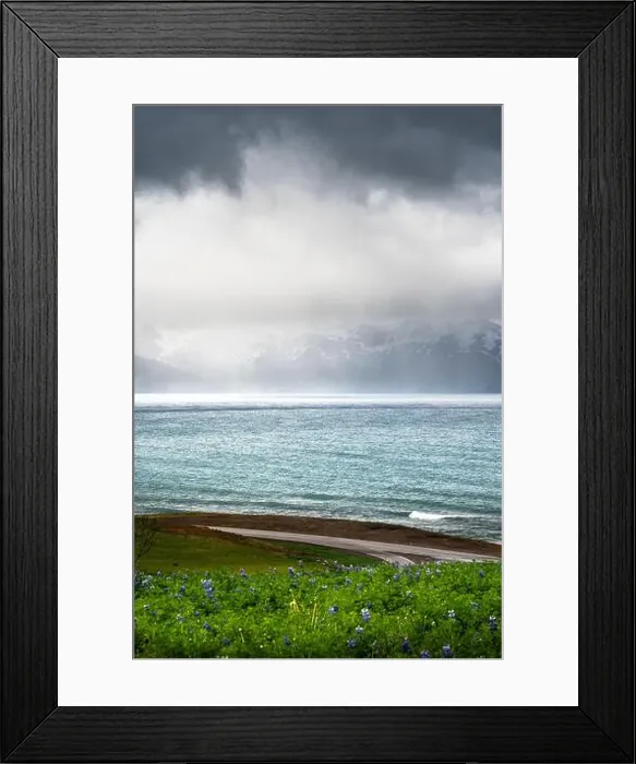 Framed Print : Akureyri panorama, Iceland Framed Print : Akureyri panorama, Iceland