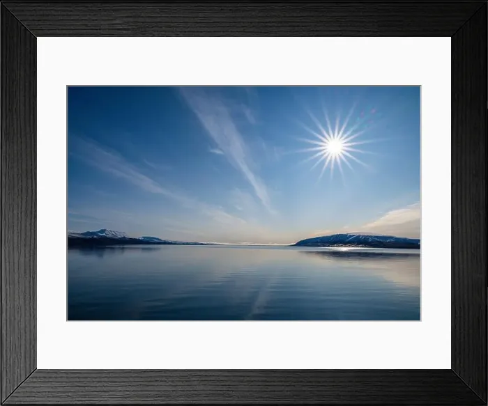 Framed Print : Backlight in the waters around Axel Heiberg island, Nunavut, Canadian Arctic, Canada, North America Framed Print : Backlight in the waters around Axel Heiberg island, Nunavut, Canadian Arctic, Canada, North America