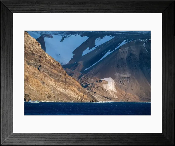 Framed Print : Sunrise over Coburg island, Nunavut, Canadian Arctic, Canada, North America