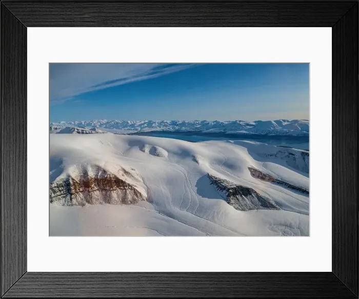 Framed Print : Aerial of Axel Heiberg island, Nunavut, Canadian Arctic, Canada, North America Framed Print : Aerial of Axel Heiberg island, Nunavut, Canadian Arctic, Canada, North America