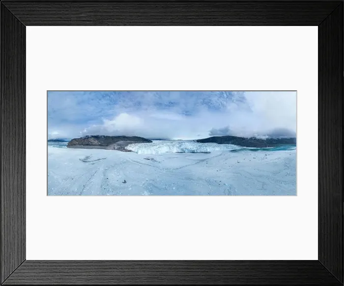 Framed Print : Aerial of the Eqi glacier, Western Greenland, Denmark, Polar Regions Framed Print : Aerial of the Eqi glacier, Western Greenland, Denmark, Polar Regions