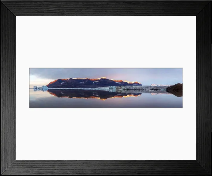 Framed Print : A panorama of Vikinge Bay at sunset Framed Print : A panorama of Vikinge Bay at sunset