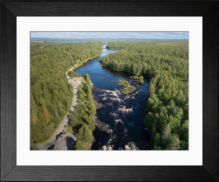 Framed Print : Vikaköngäs, Lapland, Finland Framed Print : Vikaköngäs, Lapland, Finland