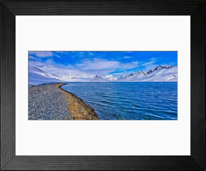Framed Print : Snowcapped Mountains and Beach, Trygghamna Bay, Oscar II Land, Arctic, Spitsbergen, Svalbard, Norway, Europe Framed Print : Snowcapped Mountains and Beach, Trygghamna Bay, Oscar II Land, Arctic, Spitsbergen, Svalbard, Norway, Europe