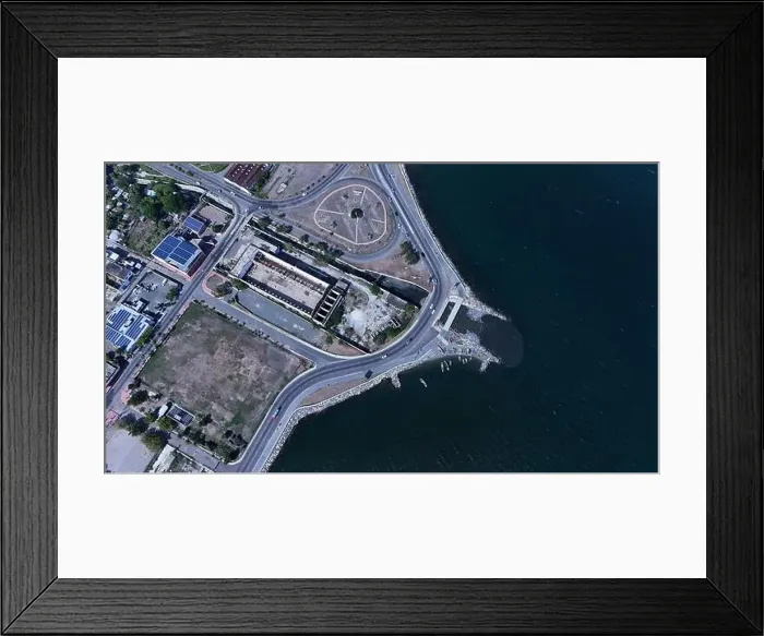 Framed Print : Kingston city meets the worlds seventh-largest natural harbor Framed Print : Kingston city meets the worlds seventh-largest natural harbor