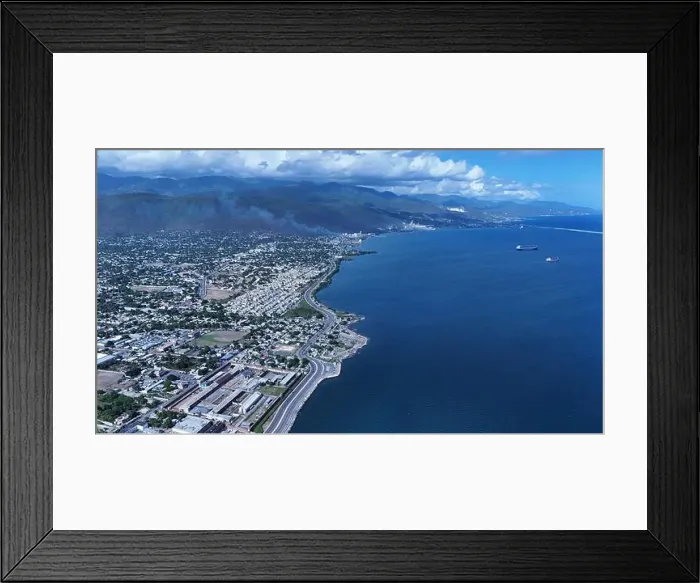 Framed Print : Kingston city meets the worlds seventh-largest natural harbor Framed Print : Kingston city meets the worlds seventh-largest natural harbor