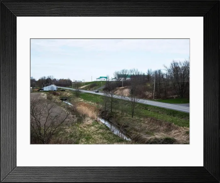 Framed Print : Aqueduct on QC 132 in Baie-du-Febvre, Quebec, Canada Framed Print : Aqueduct on QC 132 in Baie-du-Febvre, Quebec, Canada