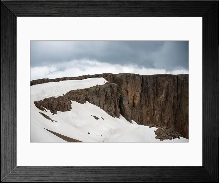 Framed Print : Two deers are standing on the top of the Rocky mountain national park, Colorado Framed Print : Two deers are standing on the top of the Rocky mountain national park, Colorado