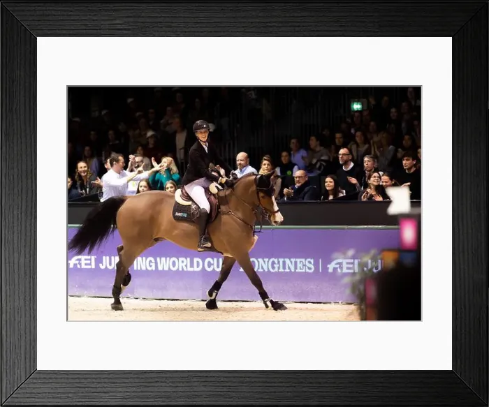 Framed Print : Bordeaux, France - February 2, 2024. Images from Jumping International Bordeaux. Mette Holm / ATLAS MEDIA CANADA Framed Print : Bordeaux, France - February 2, 2024. Images from Jumping International Bordeaux. Mette Holm / ATLAS MEDIA CANADA