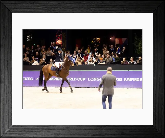 Framed Print : Bordeaux, France - February 2, 2024. Images from Jumping International Bordeaux. Mette Holm / ATLAS MEDIA CANADA Framed Print : Bordeaux, France - February 2, 2024. Images from Jumping International Bordeaux. Mette Holm / ATLAS MEDIA CANADA