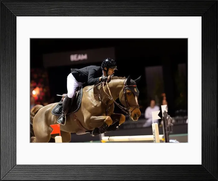 Framed Print : Bordeaux, France - February 2, 2024. Images from Jumping International Bordeaux. Mette Holm / ATLAS MEDIA CANADA Framed Print : Bordeaux, France - February 2, 2024. Images from Jumping International Bordeaux. Mette Holm / ATLAS MEDIA CANADA