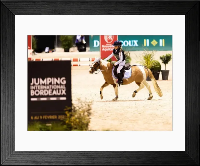 Framed Print : Bordeaux, France - February 2, 2024. Images from Jumping International Bordeaux. Mette Holm / ATLAS MEDIA CANADA Framed Print : Bordeaux, France - February 2, 2024. Images from Jumping International Bordeaux. Mette Holm / ATLAS MEDIA CANADA