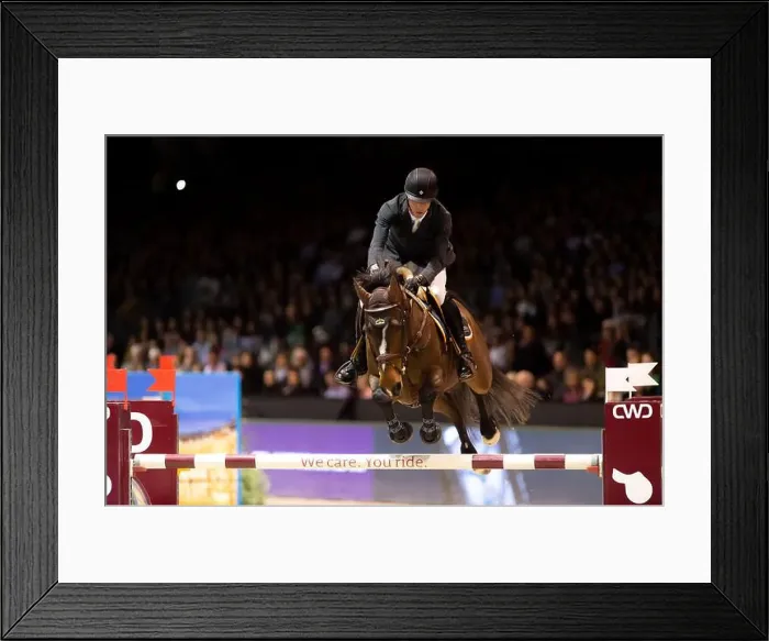Framed Print : Bordeaux, France - February 2, 2024. Images from Jumping International Bordeaux. Mette Holm / ATLAS MEDIA CANADA Framed Print : Bordeaux, France - February 2, 2024. Images from Jumping International Bordeaux. Mette Holm / ATLAS MEDIA CANADA