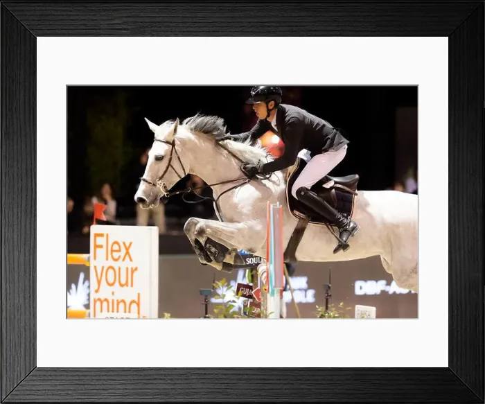 Framed Print : Bordeaux, France - February 2, 2024. Images from Jumping International Bordeaux. Mette Holm / ATLAS MEDIA CANADA Framed Print : Bordeaux, France - February 2, 2024. Images from Jumping International Bordeaux. Mette Holm / ATLAS MEDIA CANADA