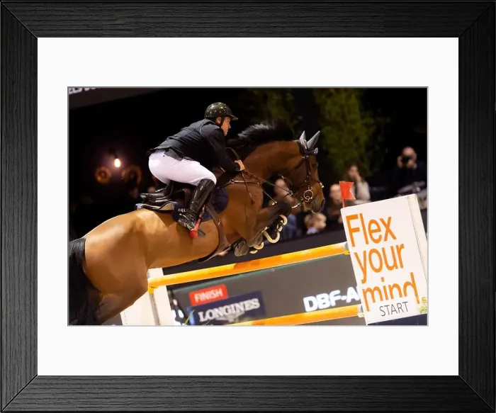 Framed Print : Bordeaux, France - February 2, 2024. Images from Jumping International Bordeaux. Mette Holm / ATLAS MEDIA CANADA Framed Print : Bordeaux, France - February 2, 2024. Images from Jumping International Bordeaux. Mette Holm / ATLAS MEDIA CANADA