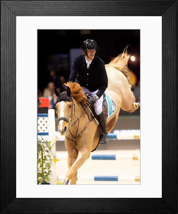 Framed Print : Bordeaux, France - February 2, 2024. Images from Jumping International Bordeaux. Mette Holm / ATLAS MEDIA CANADA Framed Print : Bordeaux, France - February 2, 2024. Images from Jumping International Bordeaux. Mette Holm / ATLAS MEDIA CANADA