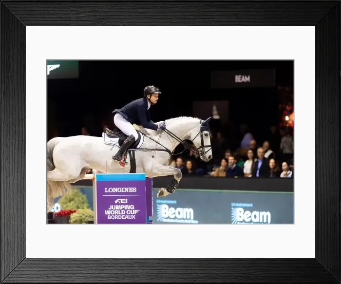 Framed Print : Bordeaux, France - February 2, 2024. Images from Jumping International Bordeaux. Mette Holm / ATLAS MEDIA CANADA Framed Print : Bordeaux, France - February 2, 2024. Images from Jumping International Bordeaux. Mette Holm / ATLAS MEDIA CANADA