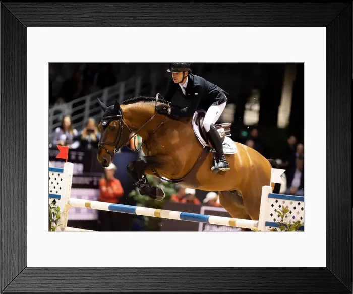 Framed Print : Bordeaux, France - February 2, 2024. Images from Jumping International Bordeaux. Mette Holm / ATLAS MEDIA CANADA Framed Print : Bordeaux, France - February 2, 2024. Images from Jumping International Bordeaux. Mette Holm / ATLAS MEDIA CANADA