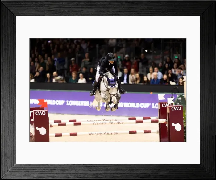 Framed Print : Bordeaux, France - February 2, 2024. Images from Jumping International Bordeaux. Mette Holm / ATLAS MEDIA CANADA Framed Print : Bordeaux, France - February 2, 2024. Images from Jumping International Bordeaux. Mette Holm / ATLAS MEDIA CANADA
