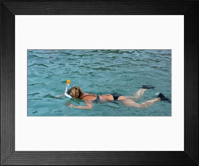 Framed Print : snorkeling, looking for turtles Curaçao Curaçao Framed Print : snorkeling, looking for turtles Curaçao Curaçao