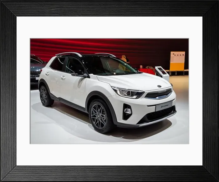 Framed Print : BRUSSELS - JAN 9, 2020: New Kia Stonic car model presented at the Brussels Autosalon 2020 Motor Show Framed Print : BRUSSELS - JAN 9, 2020: New Kia Stonic car model presented at the Brussels Autosalon 2020 Motor Show