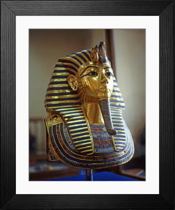Framed Print : The Gold Mask of Tutankhamun in The Egyptian Museum, Cairo, Republic of Egypt Framed Print : The Gold Mask of Tutankhamun in The Egyptian Museum, Cairo, Republic of Egypt