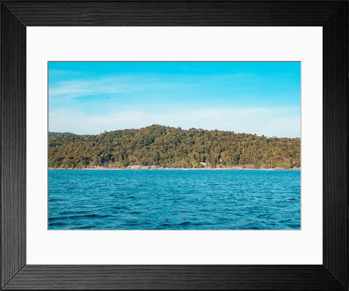 Framed Print : Holiday in an Island Coast with Snorkeling Boat Cruise in Perhentian Islands, Malaysia, Thailand Framed Print : Holiday in an Island Coast with Snorkeling Boat Cruise in Perhentian Islands, Malaysia, Thailand