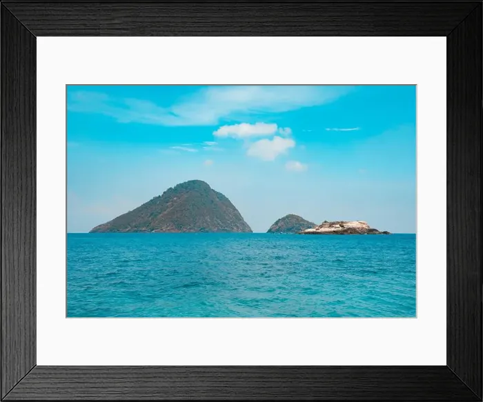 Framed Print : Holiday in an Island Coast with Snorkeling Boat Cruise in Perhentian Islands, Malaysia, Thailand Framed Print : Holiday in an Island Coast with Snorkeling Boat Cruise in Perhentian Islands, Malaysia, Thailand