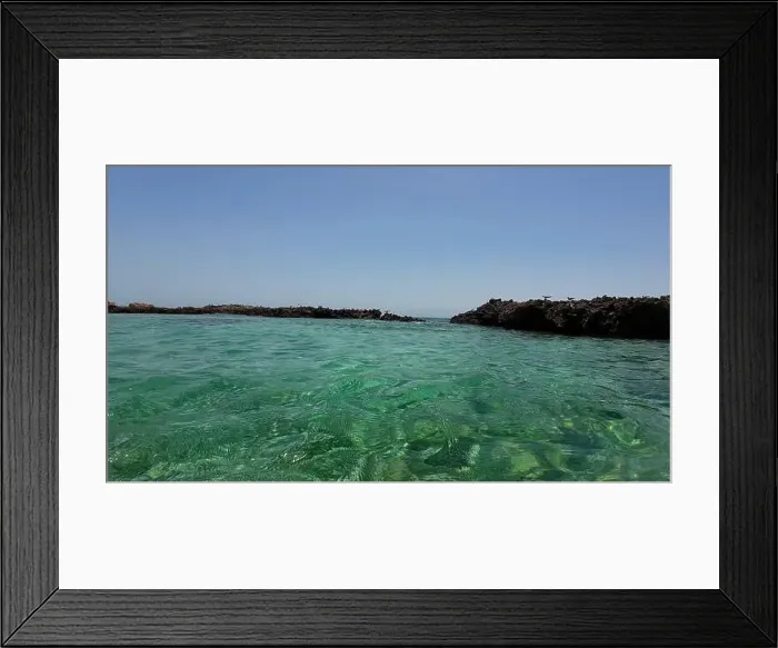 Framed Print : Photography small rock island with birds in Oman near Muscat during spring sunny day Framed Print : Photography small rock island with birds in Oman near Muscat during spring sunny day