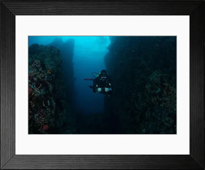 Framed Print : Reefscape - Bangka Island Framed Print : Reefscape - Bangka Island