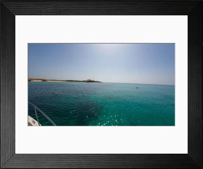 Framed Print : Photography of small islands sanctuary in Oman near Muscat shot from a boat during spring sunny day Framed Print : Photography of small islands sanctuary in Oman near Muscat shot from a boat during spring sunny day
