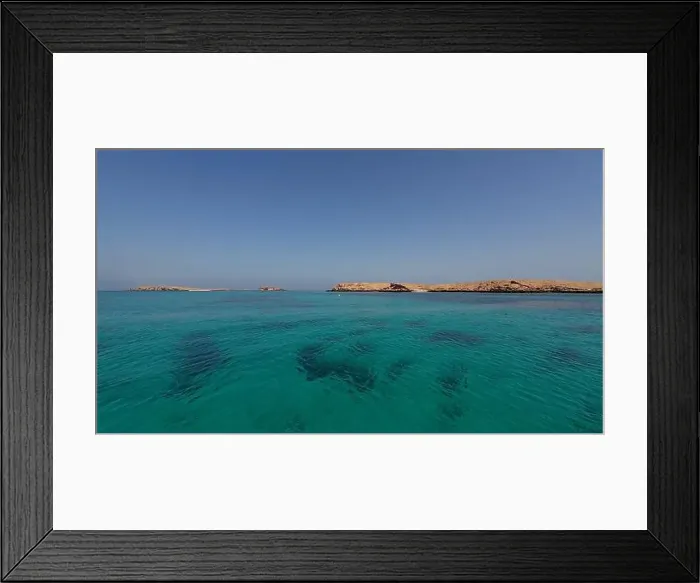 Framed Print : Photography of small islands sanctuary in Oman near Muscat shot from a boat during spring sunny day Framed Print : Photography of small islands sanctuary in Oman near Muscat shot from a boat during spring sunny day