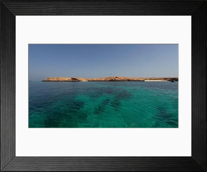Framed Print : Photography of small islands sanctuary in Oman near Muscat shot from a boat during spring sunny day Framed Print : Photography of small islands sanctuary in Oman near Muscat shot from a boat during spring sunny day