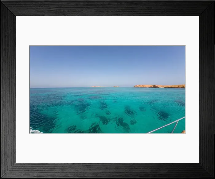 Framed Print : Photography of small islands sanctuary in Oman near Muscat shot from a boat during spring sunny day Framed Print : Photography of small islands sanctuary in Oman near Muscat shot from a boat during spring sunny day