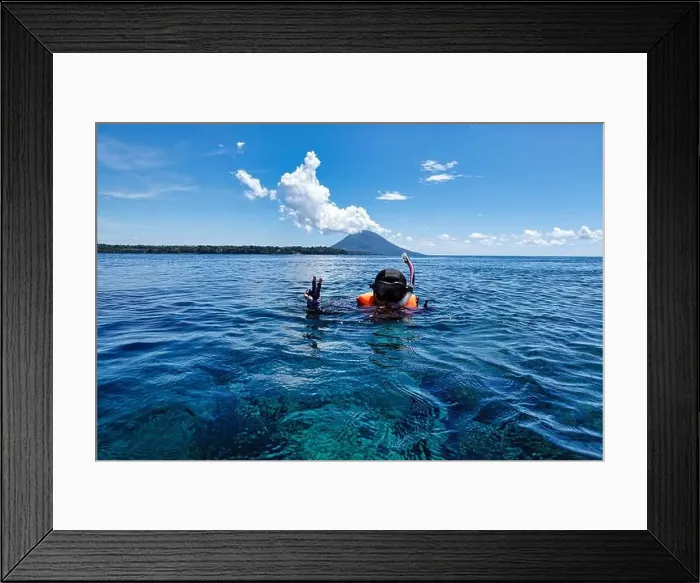 Framed Print : Indonesia Bunaken - Marine life in Coral reef - snorkeling Framed Print : Indonesia Bunaken - Marine life in Coral reef - snorkeling