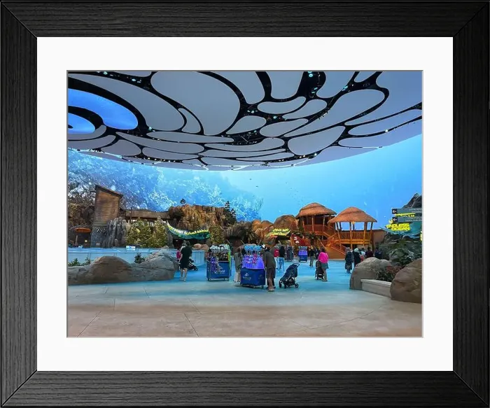 Framed Print : SeaWorld Yas Island, Abu Dhabi, a marine life theme park and animal researching, rescue rehabilitation center Framed Print : SeaWorld Yas Island, Abu Dhabi, a marine life theme park and animal researching, rescue rehabilitation center