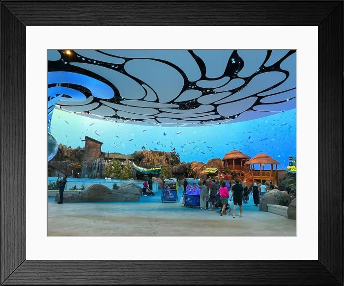 Framed Print : SeaWorld Yas Island, Abu Dhabi, a marine life theme park and animal researching, rescue rehabilitation center Framed Print : SeaWorld Yas Island, Abu Dhabi, a marine life theme park and animal researching, rescue rehabilitation center