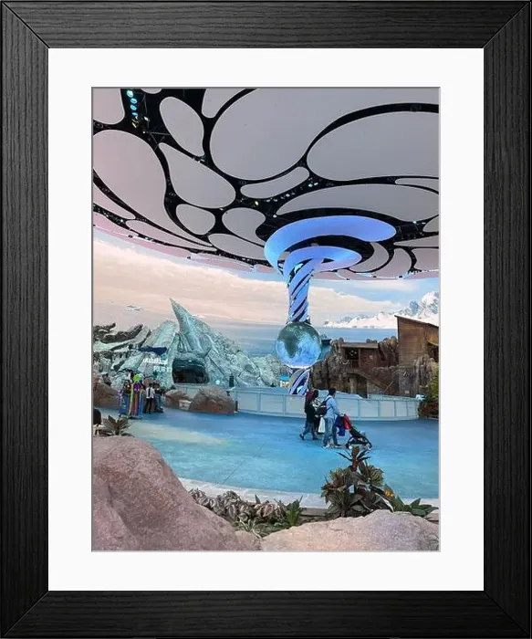 Framed Print : SeaWorld Yas Island, Abu Dhabi, a marine life theme park and animal researching, rescue rehabilitation center Framed Print : SeaWorld Yas Island, Abu Dhabi, a marine life theme park and animal researching, rescue rehabilitation center