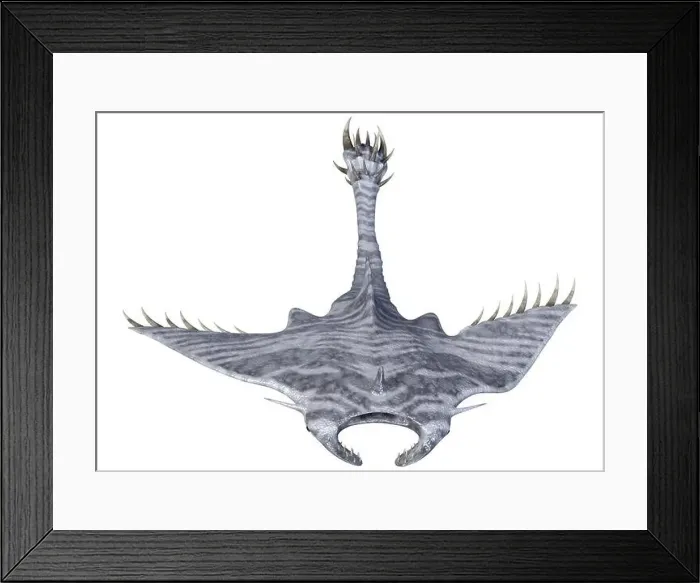 Framed Print : 3D rendering of a devil ray isolated on white background Framed Print : 3D rendering of a devil ray isolated on white background
