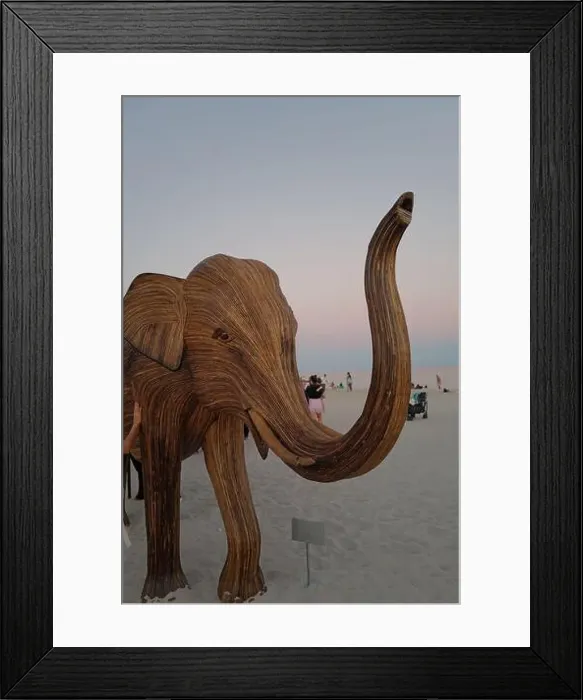 Framed Print : The Great Elephant Migration is a captivating public art installation that graced Miami Beach in fall