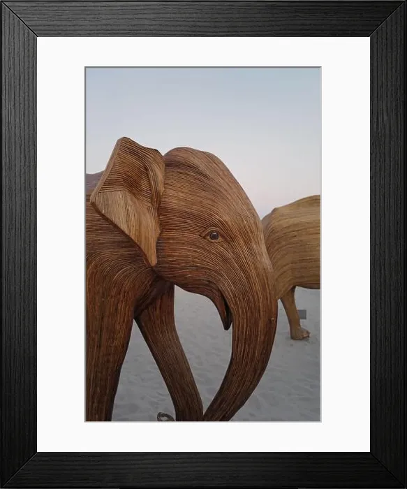 Framed Print : The Great Elephant Migration is a captivating public art installation that graced Miami Beach in fall Framed Print : The Great Elephant Migration is a captivating public art installation that graced Miami Beach in fall